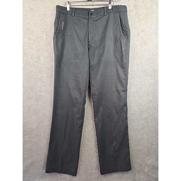 Nike McIlroy Modern Tech Woven Slim Fit Golf Pants Mens 36x33 Gray‎ 509737-010 - Picture 1 of 13